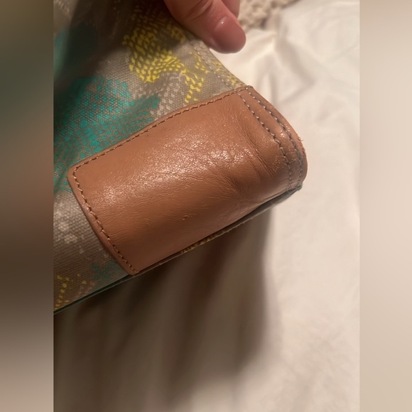 Tory Burch snakeskin print Canvas Tote Bag - Picture 10 of 11